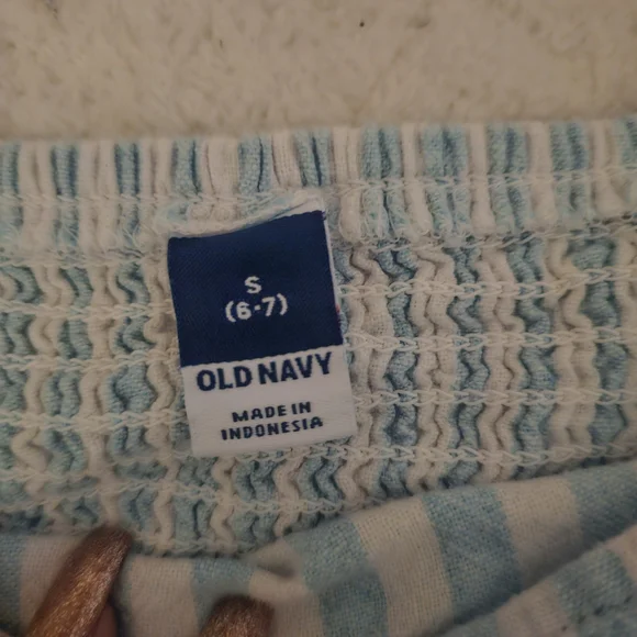 Old Navy Kids Blouses in Striped Blue, Pink, and Green - Picture 5 of 13